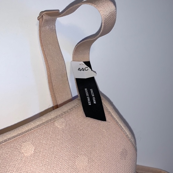 🆕 Déesse Lingerie Nude Polka Dot Bra - Women’s Size 44C / C44 - Picture 8 of 8